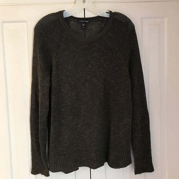 EILEEN FISHER LINEN SWEATER - Picture 1 of 4